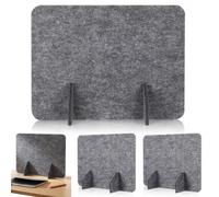 SAFIGLE 4 Piezas Panel de Pantalla de Privacidad de Fieltro Portátil para Escritorio Escolar y Oficina, Separador Acústico para Estudiantes Que Promueve Concentración y Enfoque