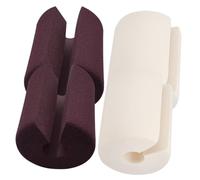 SAFIGLE 4 Piezas Protector De Dedos Cojín De Espuma Para Tope De Puerta Tapón De Puerta De Bebé Protector De Puerta De Dedo Puerta De Granero Burbuja Nbr Niño Cilindro Estera Del Bebé