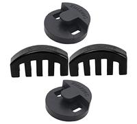 SAFIGLE 4 Piezas violín mudo silenciador silencioso de violín instrumento musical mudo viola muda violín sordo silencio de práctica de violín cinco garras silenciar Accesorios caucho