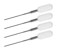 SAFIGLE 4 pipetas cuentagotas de plástico: gotero para perfume, dispensador de líquidos para perfume, aceites esenciales, agua o maquillaje.