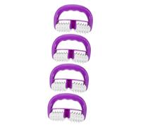 SAFIGLE 4 Rodillos De Masaje Para Piernas Músculos Y Fascia Masajeador Manual De Brazos Y Piernas Tpr