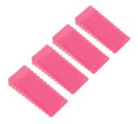 SAFIGLE 4 Topes de Puerta de Goma Antideslizantes para Casa, Tamaño Mediano Rosa, Cuñas Prácticas sin Taladro para Evitar Golpes, Tope Resistente para Dormitorio y Oficina