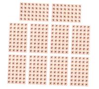 SAFIGLE 400 piezas Parches de Masaje Auricular Acupoint Unidades Desechables Adhesivos para Acupresión Orejas Kit Compacto para Oficina Viaje y Hogar