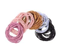 SAFIGLE 40piezas Pulsera Banda Cabello Coleteros Elásticos Para Mujer Gomas Pelo Coleteros Para Accesorios De Pelo Elástico