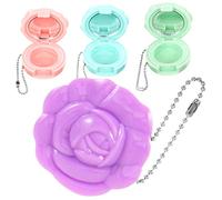 SAFIGLE 4piezas Caja de Embalaje para Lápiz Labial de Estuche para Sombras de Ojos Paleta de Maquillaje Vacía Contenedor de Cosméticos Rellenable para DIY y Regalos