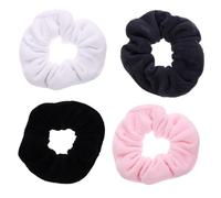 SAFIGLE 4piezas Cuerda Pelo De Intestino Grueso Pelo De Moda Aro Para Coleta De Suitable Para Actividades Diarias y Fiestas Hecha De Material Suave y Absorbente