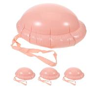 SAFIGLE 4piezas Decoraciones y Accesorios Navideños Relleno de Barriga Artificial de Papá Noel Disfraz de Cosplay para Fiesta de Navidad Broma de Embarazo para Celebraciones