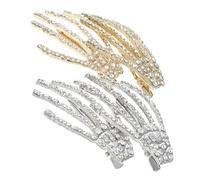 SAFIGLE 4piezas Horquilla De Mano De Esqueleto Para Halloween Adorno Pelo Gemas De Imitación Diseño De De Para Fiestas De Temática De Fantasmas