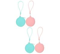 SAFIGLE 4piezas Organizador De Cables Diseño De Muñequera Estuche Portátil para Auriculares y Accesorios Electrónicos Compacto y Resistente para Viajes y Almacenamiento De Cables