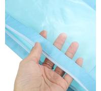 SAFIGLE 5 Estuches para Lápices y Documentos Cremallera Tela Oxford Resistente Tamaño B5 Colores Surtidos Rojo Púrpura Naranja Verde Neón Azul Claro Organizador de Oficina y