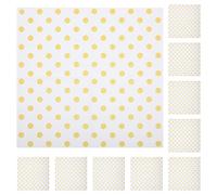 SAFIGLE 5 Juegos Servilleta Boda Estampado Servilletas Servilletas Primero De Cóctel Fiesta A Granel De Mesa Pastel Papel Golden