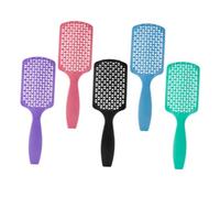 SAFIGLE 5 Peines De Masaje Para El Cabello Cepillo De Espuma Gruesa Para El Cuero Cabelludo Húmedo Y Rizado Para Mujeres Cepillos Para Desenredar El Cabello Peines Para El Cuidado