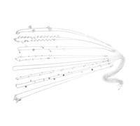 SAFIGLE 5 Piezas Body Chain Jewelry For Women Boho Rhinestone Sequin Waist Chain Adjustable Tassel Belly Accessory For Festival Club Beach Holiday Outfits