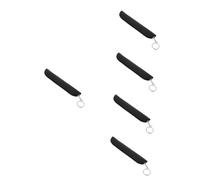 SAFIGLE 5 Piezas Bolsa De Almacenamiento De Pluma De Insulina Caso Fuente Bolsa Porta Bolígrafos Suave Estuche Para Bolígrafos Para Adultos Manga De Lápiz Bolsa De Soporte Pu Negro