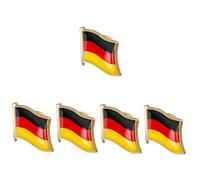 SAFIGLE 5 Piezas Broche bandera Alemania Broche patriótico Alemania Pin decorativo a original a metálico a pasador de mochilas delicado planchar