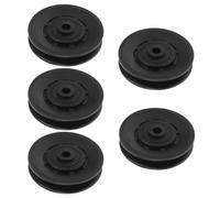 SAFIGLE 5 Piezas Cubierta de Polea para Gimnasio Cubierta del Cojinete Polea de Fitness Pa6 Negro Protege el Equipo de Fitness Compatibilidad Versátil Accesorios de Gimnasio en Casa