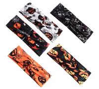 SAFIGLE 5 Piezas Diademas Accesorios Elásticas para Halloween y Diseño Delicado Tejido Fino Decorativos Ideales para Pelo para Fiestas y Mujeres