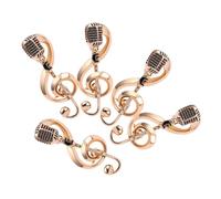 SAFIGLE 5 Piezas Pin de Elegante con Musical y Micrófono Retro Joyas de Moda para Ropa Accesorios para Conciertos y para