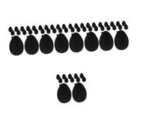 SAFIGLE 5 Series Adhesivos Para Antideslizante Agarre Del Tacón Alto Almohadillas Para Zapatos De Tacón Alto Protector Único Del Zapato Resina De Vinilo Negro 6 Pares*5