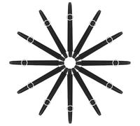 SAFIGLE 50 Juegos de Vástagos de Dardos de Nailon para Exteriores, Repuestos Resistentes y Portátiles, Ideales para Competir y Duraderos en Uso