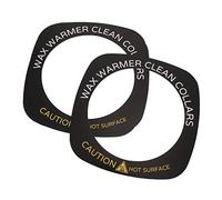 SAFIGLE 50 Piezas accesorio calentador de cera accesorio útil accesorio indispensable limpiador revestimientos de papel encerado estera protector lavadora de papel calentador de cera Black