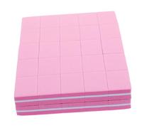 SAFIGLE 50 piezas Bloques Pulidores de Uñas Mini Esponja Rosa para Manicura Acrílica y Natural Herramientas de Lijado y Pulido de Uñas Fácil para Salón y Hogar