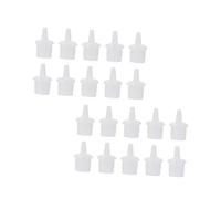 SAFIGLE 50 Piezas Puntas de Plástico para Botellas de Pegamento de Pestañas Repuesto para Extensiones Aplicador para Profesional