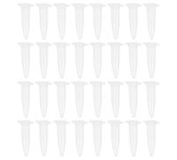SAFIGLE 500 Unidades Tubo de Plástico Transparente de 1,5ml con Tapa Adjunta, Diseño Cónico y Hermético para Biología Molecular y Bioquímica en Laboratorio