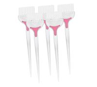 SAFIGLE 5piezas Cepillos De Peluquería Para Tinte De Cabello Unidades Aplicador De Tinte Para Profesional o Doméstico Cepillo De Peluquería Blancos