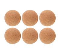 SAFIGLE 6 Bolas de Madera para Futbolín de Mesa con Agarre Mejorado y Peso Optimizado, Recomendadas para Arenas Pequeñas y Uso en Casa