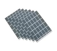 SAFIGLE 6 Hojas Pegatinas de Paneles Solares Fotovoltaicos con Adhesivo para Maquetas de Construcción Material Realista para Dioramas para Modelismo y Maquetas