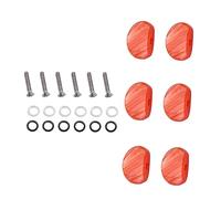 SAFIGLE 6 Juegos clavijas clavijero de guitarra acustica guitarlele accesorio de guitarra afinadores de guitarra sellados guitar tuning keys Afinación sintonizador nariz rojo