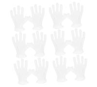 SAFIGLE 6 pares Guantes Antiestáticos de Microfibra para Manipulación de Joyas y Arte Reutilizables Ajustados y Resistentes para Inspección de Monedas y Entornos Sensibles