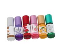 SAFIGLE 6 Piezas Aceite para Cutículas con Aplicador Rodillo Hidratante Natural de Absorción Rápida para Reparar Dañada y Uñas Cuidado de Cutículas y Uñas Secas