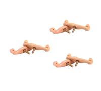 SAFIGLE 6 Piezas Almohadilla para violín tamaño 4/4 soporte de plástico soporte para tocar el violín accesorio para tocar el violín el hombro reposabrazos transatlántico Accesorios AbS