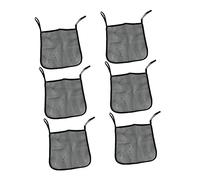 SAFIGLE 6 Piezas Bolsa Colgante Para Carro Bolsa De Cochecito Soporte Para Juguetes De Baño Accesorios Para Cochecito Carrito De Ducha De Malla Almacenamiento Poliéster Bebé Organizador