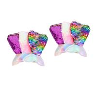 SAFIGLE 6 Piezas Carteras Pequeñas para Niñas con de y Lentejuelas Bolsas Portátiles con Correa para Diario para Fiesta Monedero Infantil