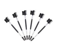 SAFIGLE 6 Piezas Cepillo de Cejas y Pestañas Doble Cabeza Peine y Cepillo para Maquillaje Definición Natural y