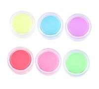 SAFIGLE 6 Piezas Delineadores Fluorescentes Coloridos para Ojos Prueba de Agua Kit de Maquillaje Creativo para Fiestas Colores Incluye Amarillo Rosa Verde Azul y