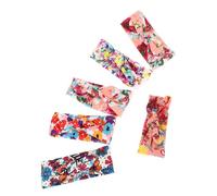 SAFIGLE 6 Piezas diadema con orejas de conejo diademas de arco para bebés diademas de niña Banda de cabello venda cintas para el pelo con lazo de bebé Diadema bebé con orejas de conejo