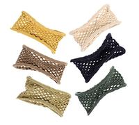 SAFIGLE 6 Piezas Lazos de Elásticos para Mujeres Sujetadores de Coleta Gruesos y Resistente para Daños Colores