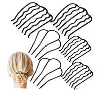 SAFIGLE 6 Piezas Peines de Metálicos Mujeres Peines Laterales de Accesorios de Versátiles y Cómodos