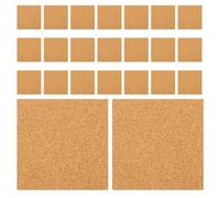SAFIGLE 60 Láminas Cuadradas de Corcho Autoadhesivo 100X100X1Mm Tapetes Adhesivos para Muebles Antideslizantes Protección para Mesas y Manualidades Respaldo de Corcho para Bricolaje