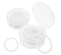 SAFIGLE 60 Piezas Dimo diafragmas de flauta suministros de flauta accesorios mirlitón suministros reemplazo de membrana kazoo Loro Componente película protectora Educación física