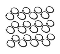 SAFIGLE 60 Piezas Ganchos Plásticos Negros para Cortinas con Ojales Resistentes al Clima para Toldos Cenadores y Persianas Romanas Paquete de Multifuncionales para Interiores y Exteriores