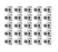 SAFIGLE 60 Silenciadores de Silicona Transparentes para Tijeras de Peluquería Tope de Goma de 3 MM Accesorios Profesionales para Reducción de Ruido Salones de Estilismo