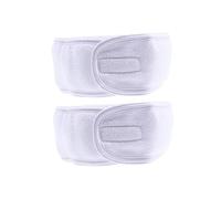 SAFIGLE 6piezas Diademas De Maquillaje Para Mujer Ajustables y Elásticas Con Cierre De Para Lavado Facial Baño y Blancas