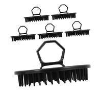 SAFIGLE 6piezas Masajeador De Cabeza Cepillo Exfoliante Para Cabelludo Cabezales Desenredante Para Ducha Para Bebés Hombres y Mujeres