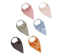 SAFIGLE 6piezas Pañuelos Elásticos Cabello Bandanas Estampados Para Fiestas o Días Soleados