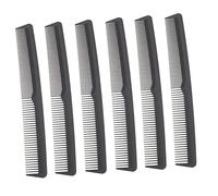 SAFIGLE 6piezas Peine Desenredante De De Peines De Doble Para Hombre y Mujer De Peluquería Para Peinar El Cabello Para Corte De Pelo Salón De Plástico Para
